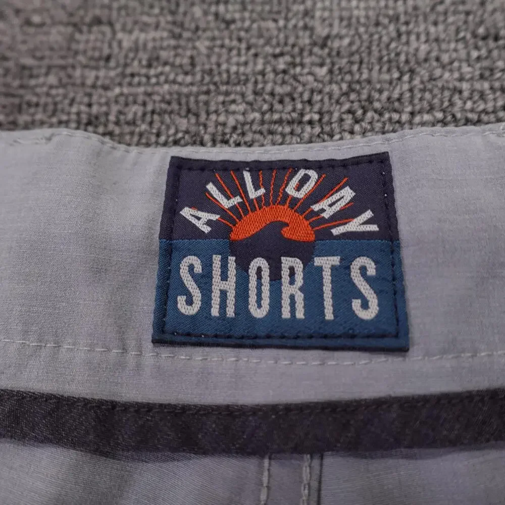 Faherty Shorts Mens 36 Gray All Day Chino Stretch 9 Inseam Casual Microfiber